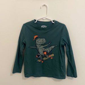 Set of 5- boys long sleeve shirts size 5T from Carter’s